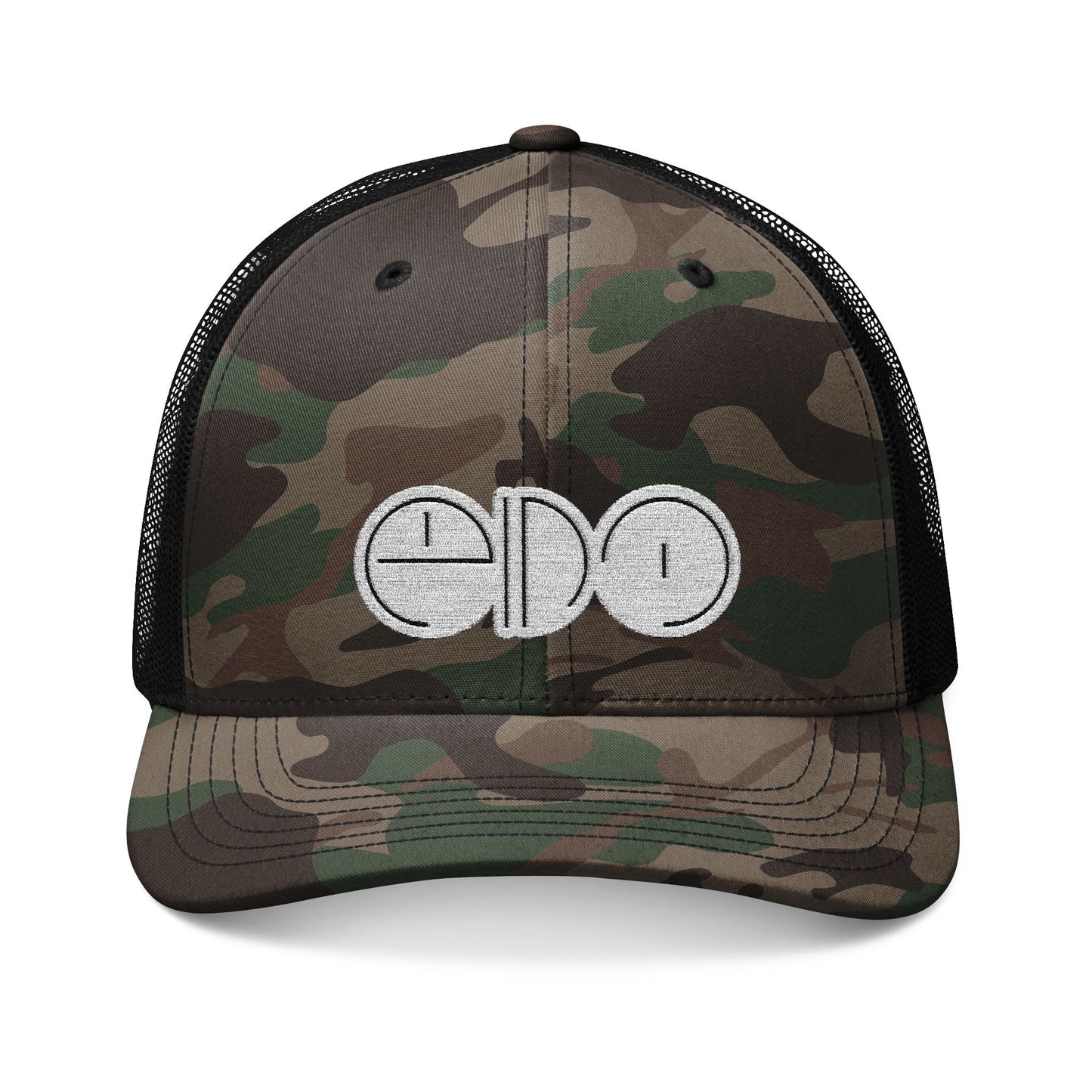 Camo Trucker Hat - embroidered